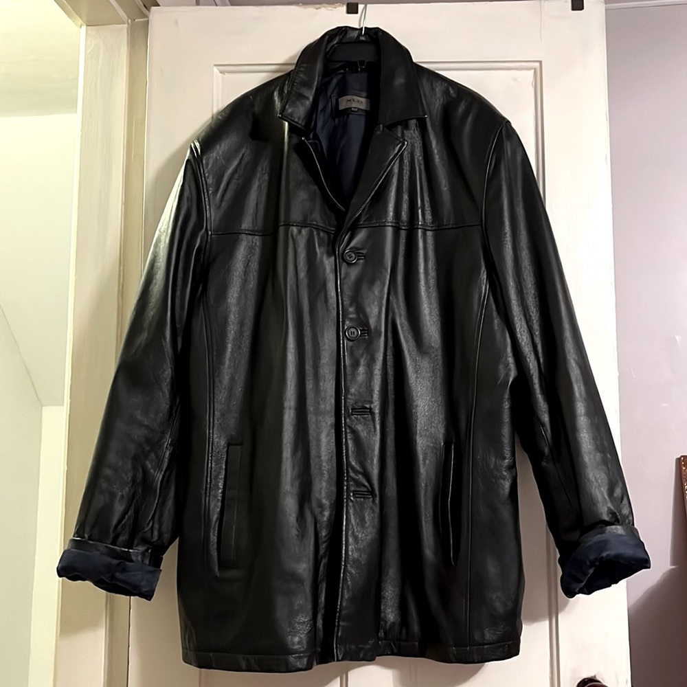 Men’s leather jacket XXL